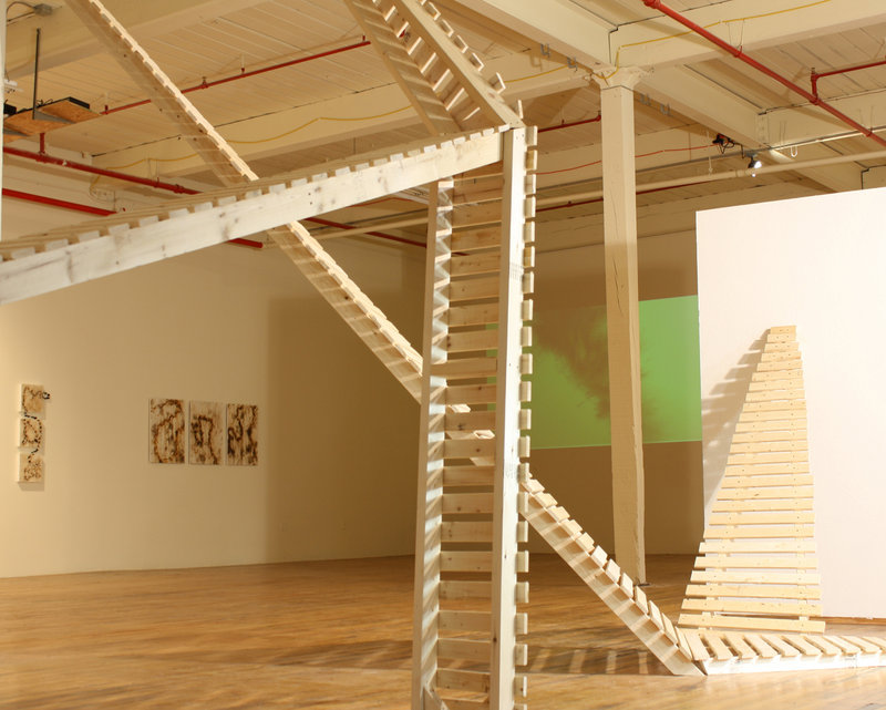 Richard Keen’s installation at the Coleman Burke Gallery in Brunswick has an “Escher-like disdain for rationality.”