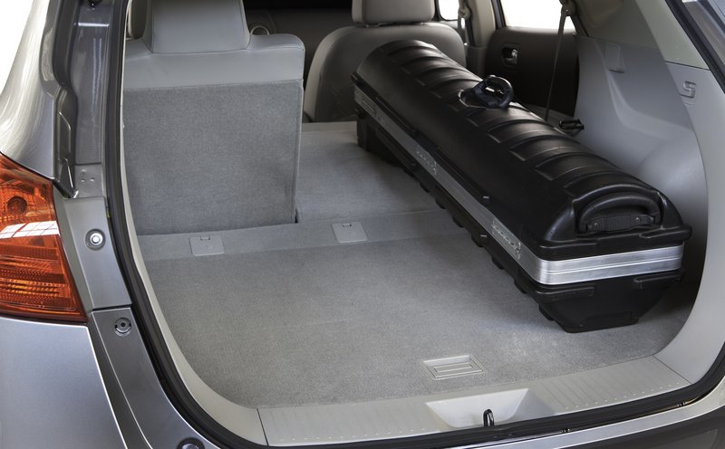 The Rogue has plenty of storage space in a utilitarian and fuel-efficient package.