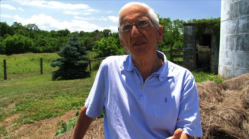 Author of "The China Study," T. Colin Campbell, is a leading figure in "Forks Over Knives." In this still from the film, he is shown at his childhood dairy farm. Today, he tries to educate people about the health dangers of a diet based on animal foods.