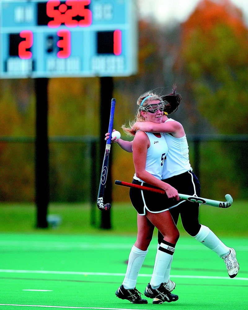 Midfielder Nicole Sevey had 11 goalsand 14 assists while leading Skowhegan to the state Class A field hockey title.