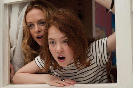 Heather Graham, left, is the aunt and Jordana Beatty is Judy Moody, who organizes a contest to earn "thrill points" in "The Not Bummer Summer."