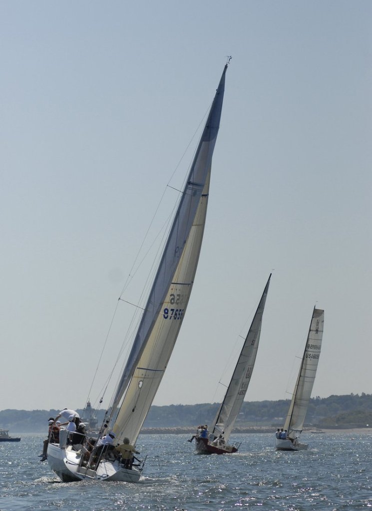 The MS Regatta in August in Casco Bay is a highlight of the Maine racing season for sailors and spectators.