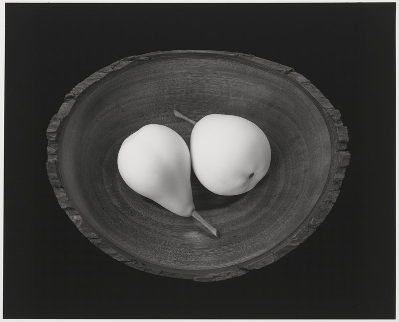 By Paul Caponigro: “Two Pears, Cushing, Maine,” 1999.