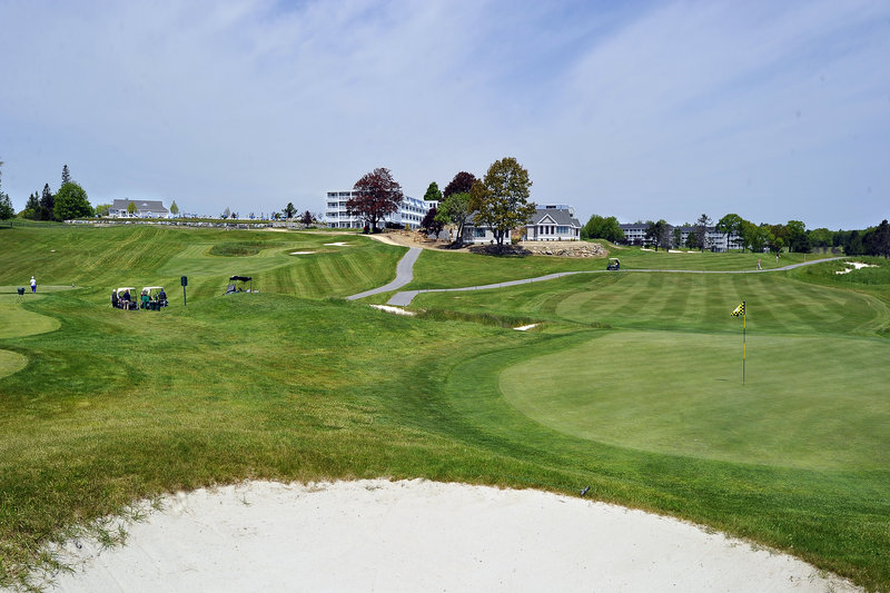 The Samoset Golf Course is the centerpiece of the Samoset Resort in Rockport. New cottages are in the final stages of construction at the center of the course. Ocean Properties owns nine hotels in Maine.