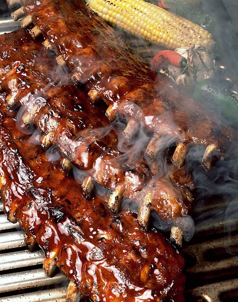 Sample ribs at any or all of the contests.