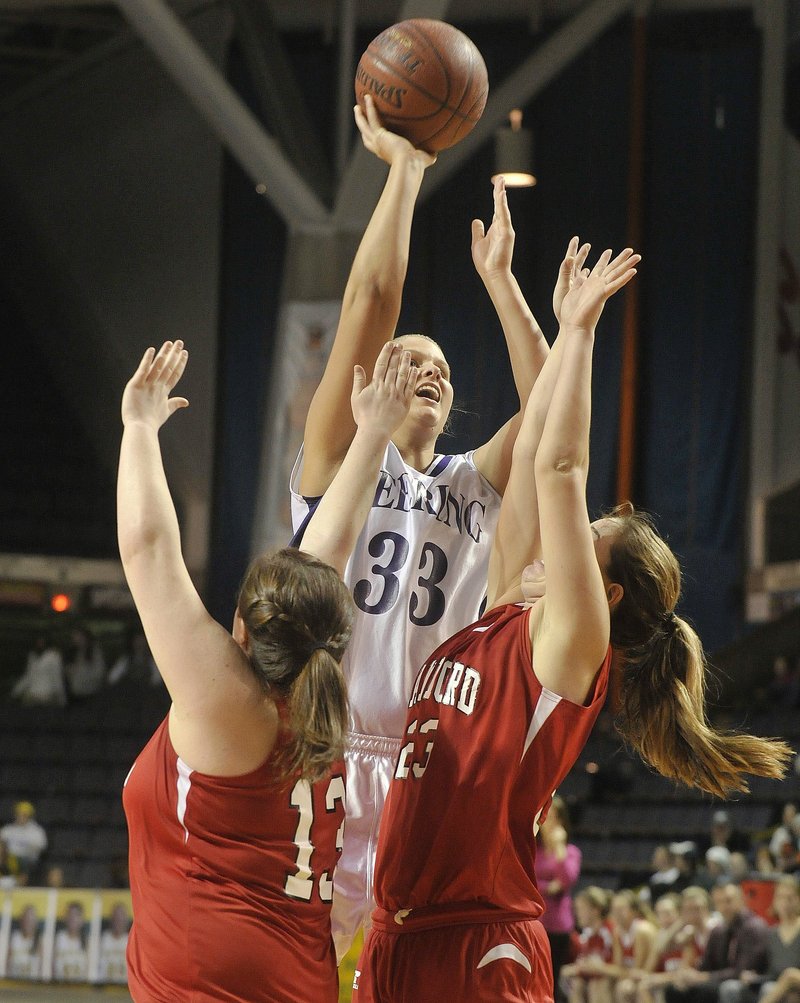 Kayla Burchill scored 1,279 points while helping Deering win two state titles and reach two other regional finals.