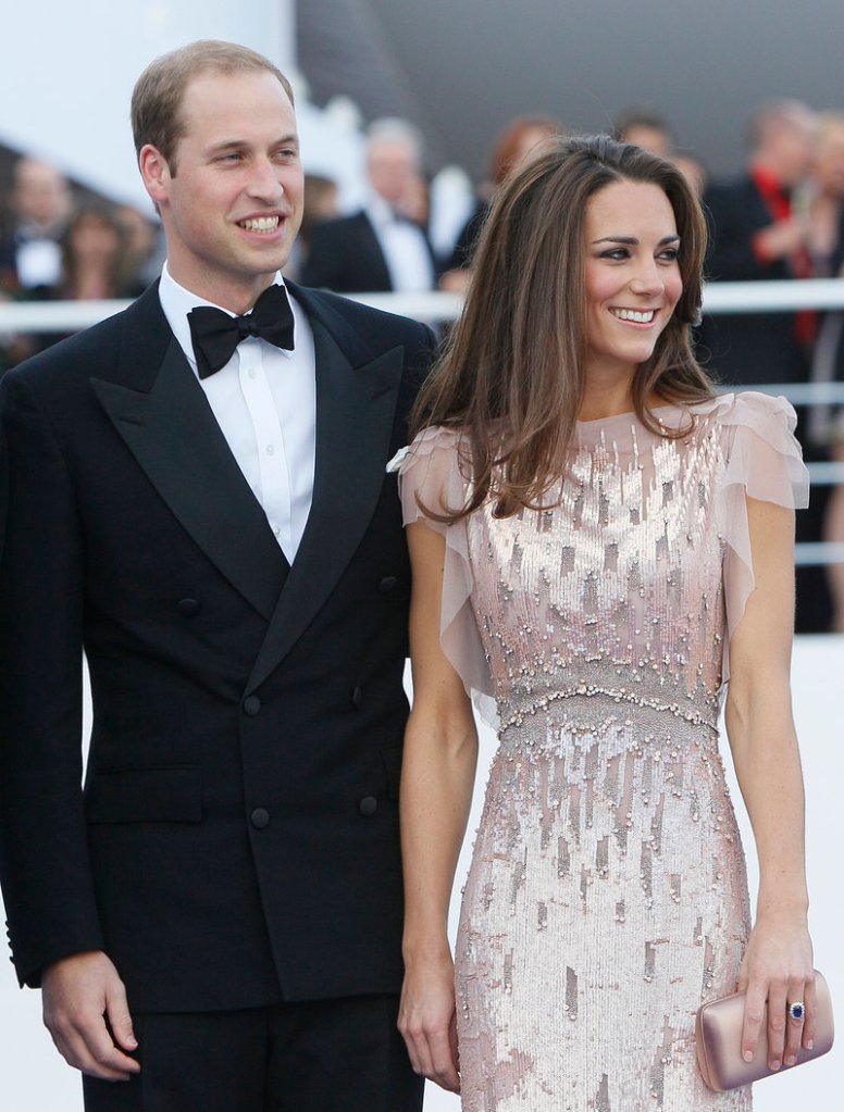 Prince William and Kate, the Duke and Duchess of Cambridge, arrive at a charity event in London on June 9. They will attend a black-tie dinner with Hollywood executives on July 9.
