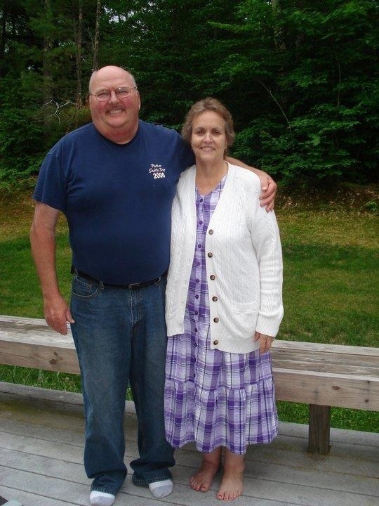 Dennis Daniello Sr. poses with his wife, Joyce, at a family gathering in June 2010.