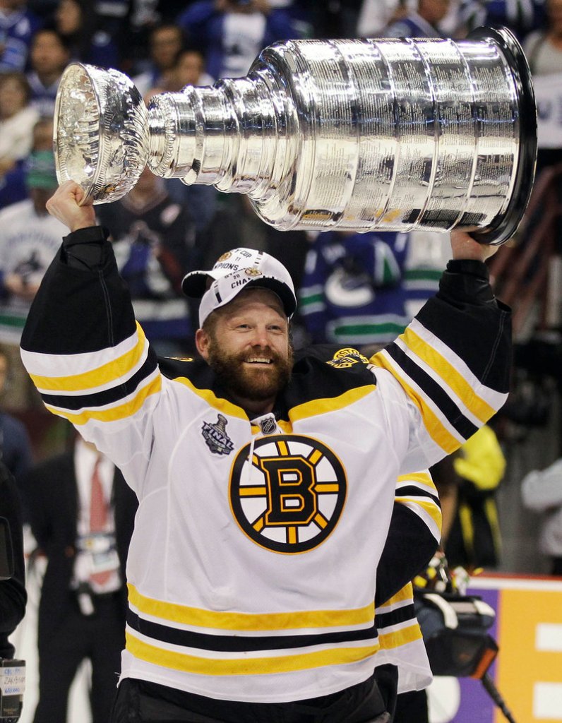 The moment that was 39 years in the making came Wednesday night for the Boston Bruins, after they beat the Vancouver Canucks 4-0 in Game 7 to win the Stanley Cup. And who better than Tim Thomas, that rock in goal, to take his turn hoisting it over his head.