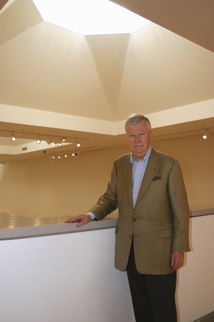 Henry Cobb paid a visit on Thursday to the Portland Museum of Art, whose Payson Wing he designed 28 years ago.