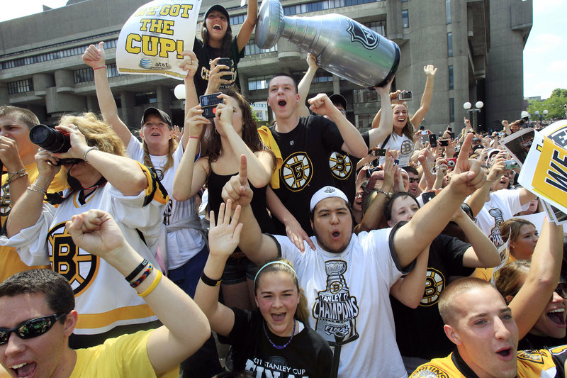 For the first time since 1972, fans of the Bruins gathered on the streets of Boston and were on top of the hockey world.