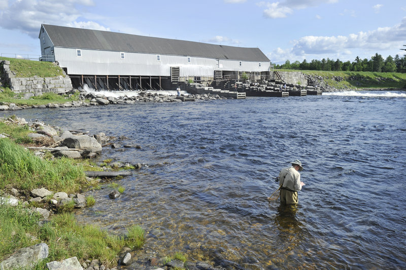Upper Dam, at the outlet of Mooselookmeguntic Lake, will be replaced by a modern dam, changing the character of a historic fly-fishing location. The dam’s owners say the new structure will give anglers the same access they have now.