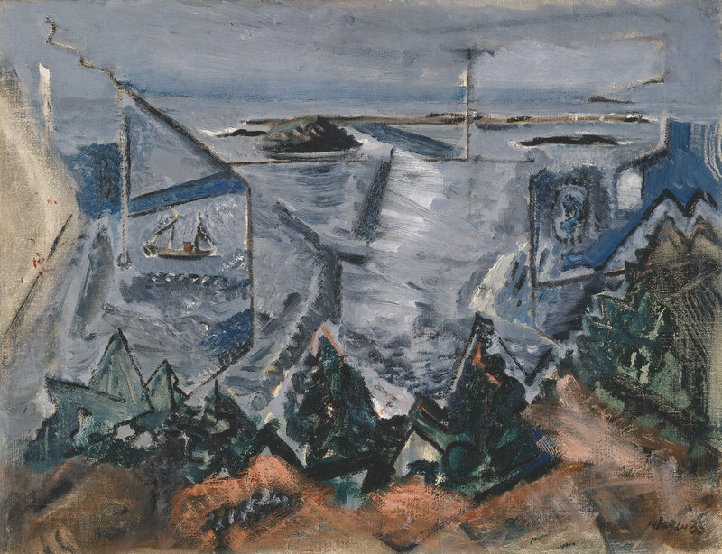“Composition, Cape Split, Maine, No. 2,” oil on canvas, 1933