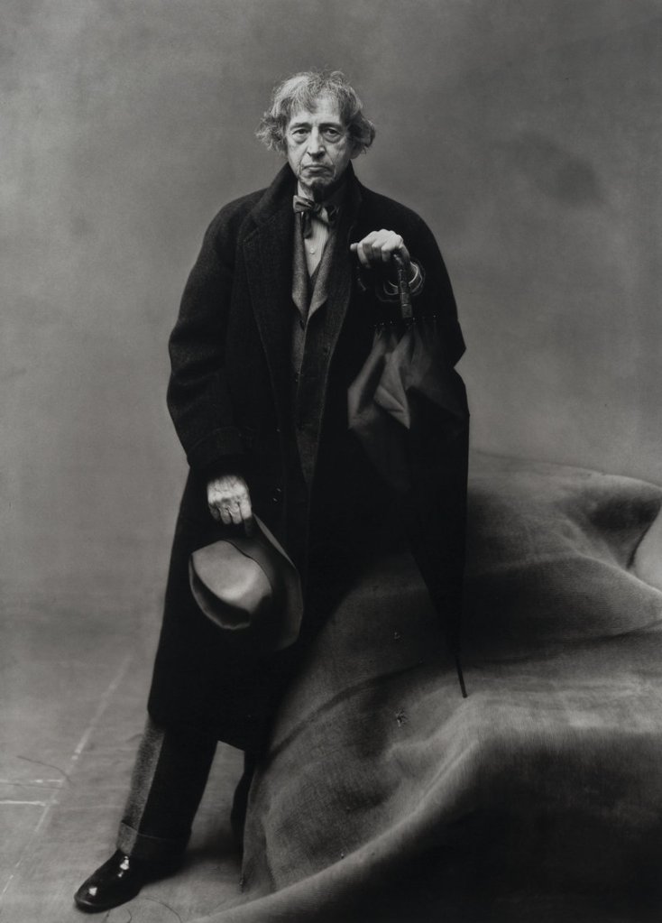 An Irving Penn photograph of the artist, circa 1949.
