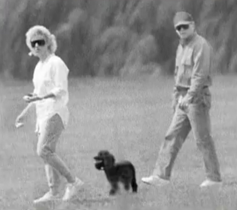 An image taken from video provided by the FBI shows James “Whitey” Bulger and his longtime girlfriend, Catherine Greig. The video was part of a publicity campaign to locate the fugitive mobster.