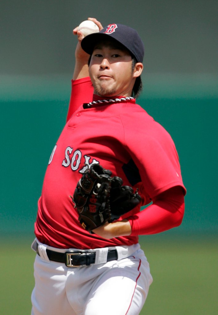 Junichi Tazawa, working his way back from Tommy John surgery, is expected to pitch for the Sea Dogs tonight against the New Britain Rock Cats.