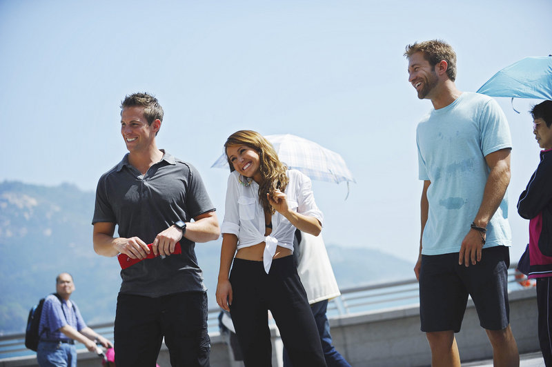 Having moved beyond the heartless Bentley, Bachelorette Ashley Hebert, 27, a Madawaska native, shares a moment with two of the six men who remain in the running for her affections, and a possible marriage. New episodes will begin airing July 11.