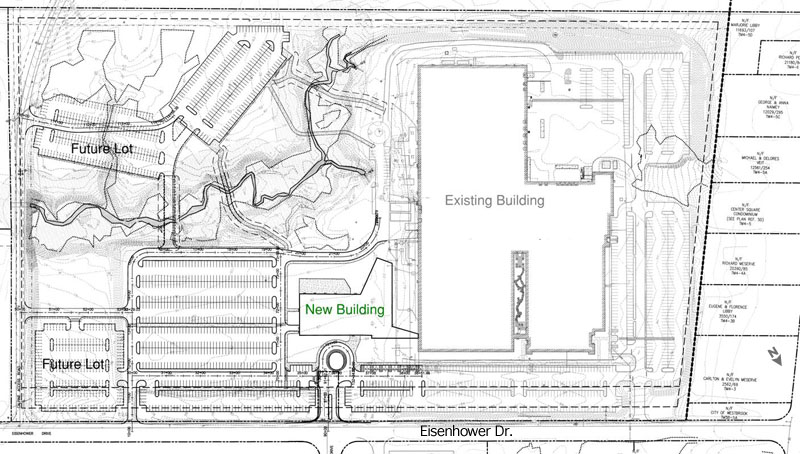 Site plan for Idexx expansion.