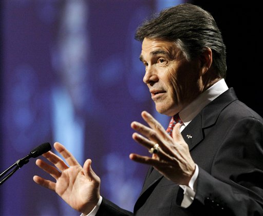 Texas Gov. Rick Perry speaks during the 28th annual National Association of Latino Elected and Appointed Officials conference in San Antonio last month.