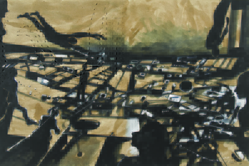 John Hultberg’s “Dream,” 1971, acrylic on canvas panel.