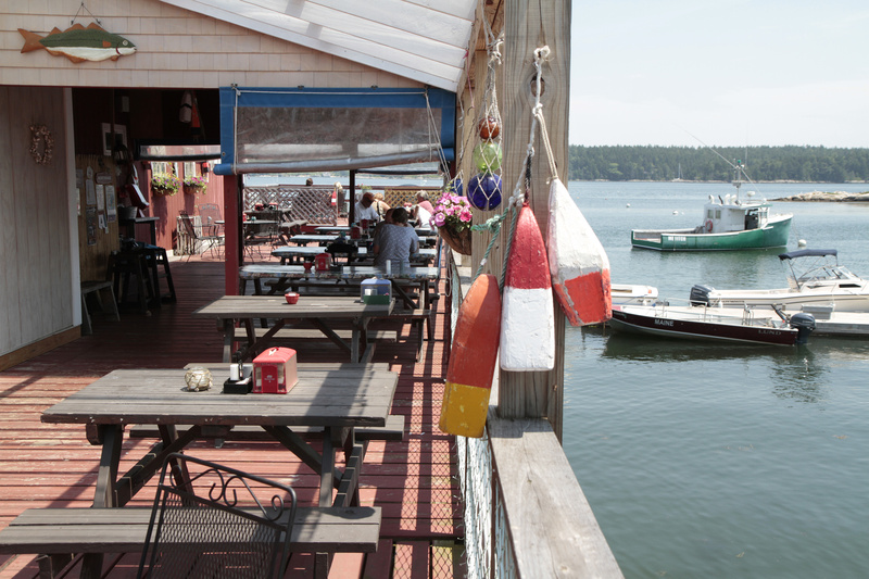 Morse’s at Holbrook’s in Cundy’s Harbor is a quintessential coastal Maine seafood joint. Holbrook’s “dining room” is a long outside deck appointed in working waterfront style that features a splendid view of the harbor and its many watercraft.