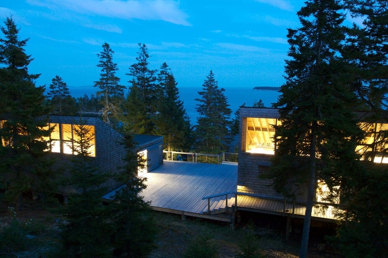 The Haystack Mountain School of Crafts in Deer Isle was designed to blend into its surroundings.