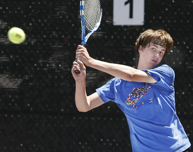 Patrick Ordway lost his opening match as a sophomore No. 1 singles player at Waynflete ... then didn't lose again this season on his way to a state championship.