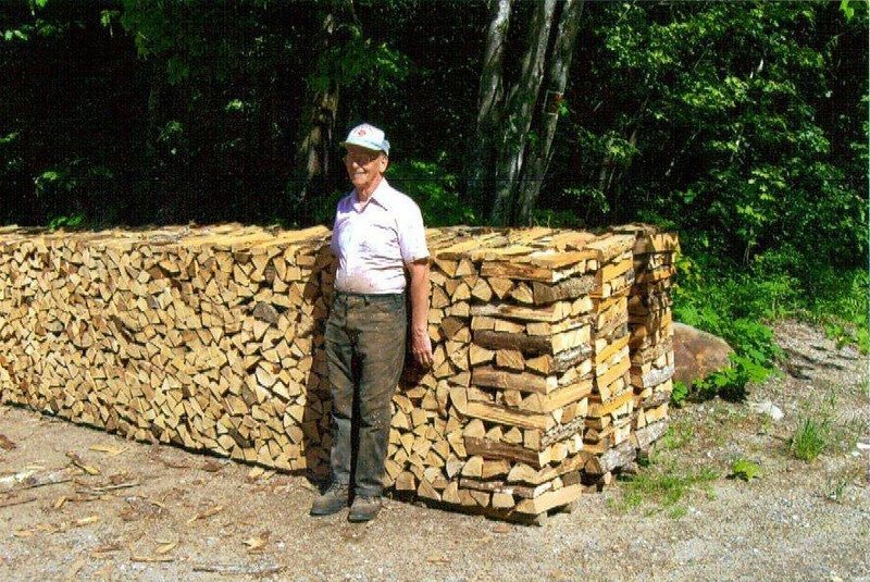 David Ward owned an 84-acre wood lot near his home in Baldwin, where he cut and stacked wood to sell. He died Saturday in the same house in which he’d been born.