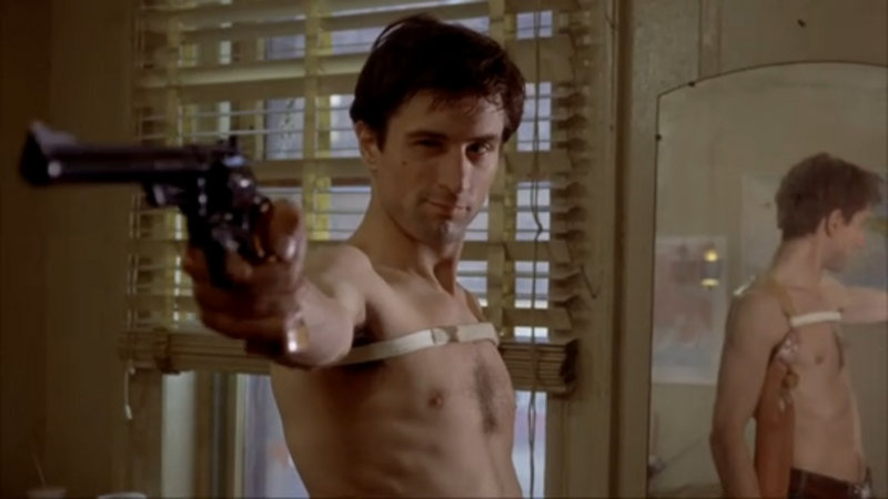 Robert DeNiro as Travis Bickle in the 1976 classic "Taxi Driver," showing Sunday and Monday at the Maine International FIlm Festival in Waterville.