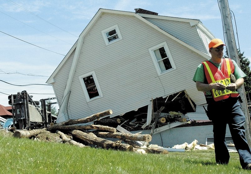 The Jackman home where 5-year-old Liam Mahaney was killed by rolling logs early Tuesday morning was considered a total loss as a result of the crash in which a logging truck rolled and spilled its cargo, according to Detective Lt. Carl Gottardi of the Somerset County Sheriff’s Office. He said the driver, Christian Cloutier, 57, of Quebec, told authorities that he had fallen asleep at the wheel. Cloutier was taken to a Bangor hospital with injuries that were not considered life-threatening.