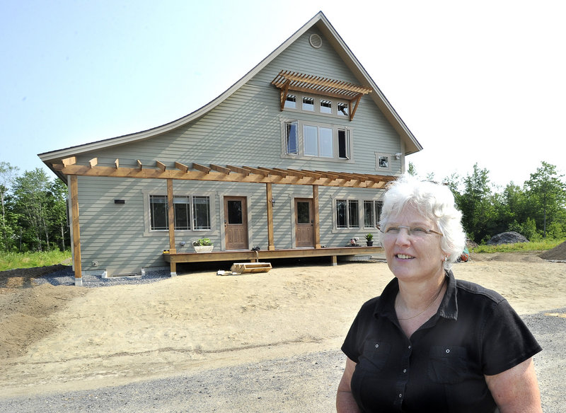 Francoise Paradis, a psychologist with a practice in Saco, is developing Greensward Hamlet, a cohousing project on eight acres in Buxton.