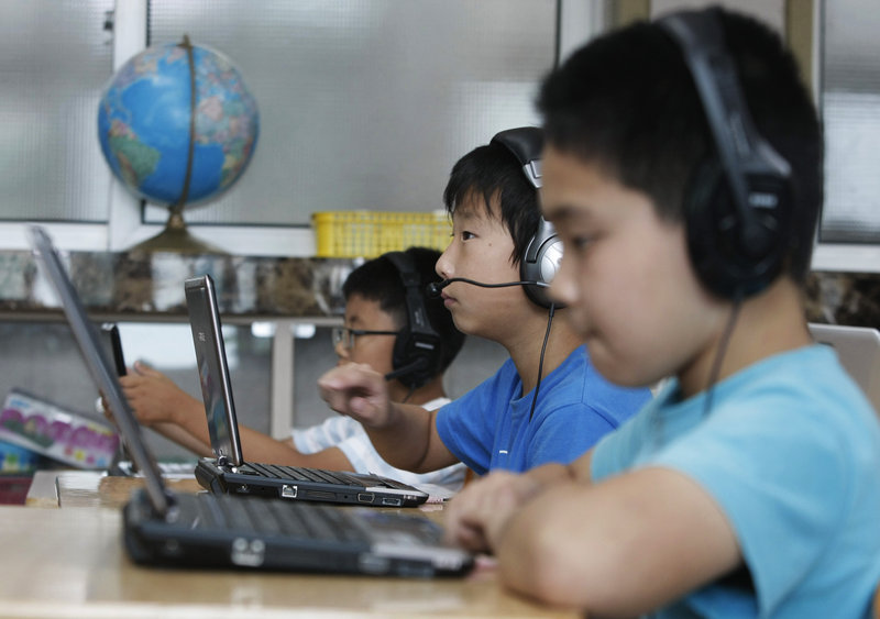 In South Korea, whose kids are considered the world’s savviest navigators of the digital universe, the government is spending about $2 billion to equip schools and build a vast digital scholastic network. France, Singapore, Japan and others also are racing to create classrooms where touch-screens provide instant access to millions of pieces of information.
