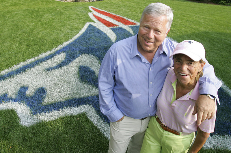Myra Kraft, 68, died Wednesday after a battle with cancer. She is seen in 2005 with her husband, New England Patriots owner Robert Kraft. Married in 1963 while still a student at Brandeis, she went on to become a highly-respected philanthropic figure.