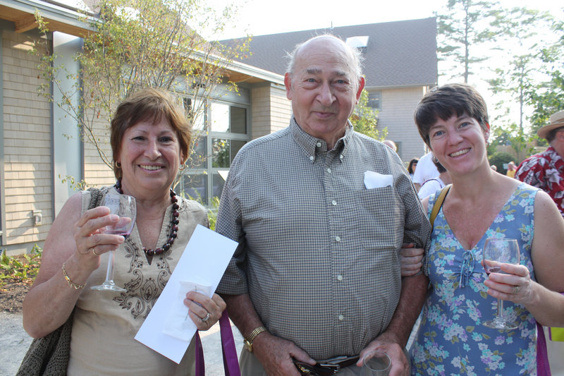 Pat Keating, Bob Keating and Tracey Cahn, who live in New York and summer in Readfield.