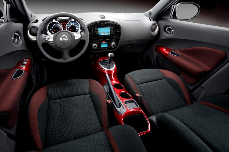 The Juke’s cabin is well designed and full of high-technology equipment.