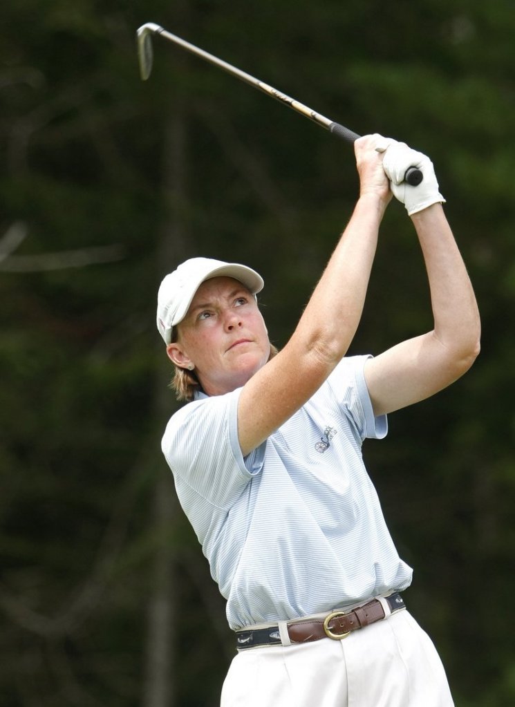 Leslie Guenther will try to add a WMSGA title to her trophy case next month at Penobscot Valley Country Club in Orono.