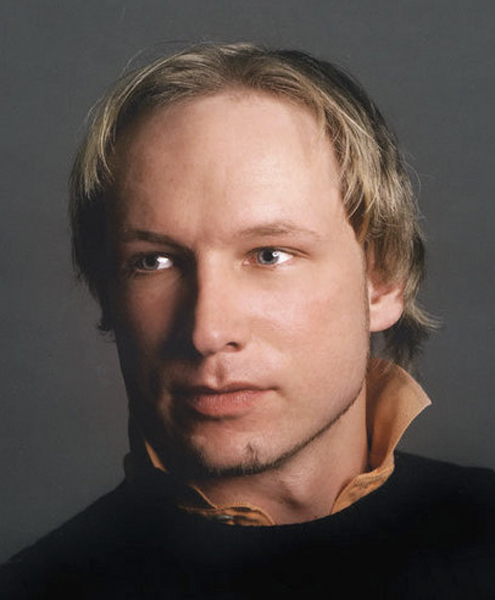 Anders Behring Breivik, 32, in a photo from his Twitter page, is charged with a shooting rampage at a youth camp in Norway and the bombing of a government building in Oslo.