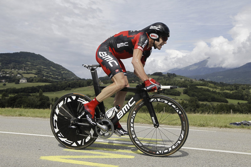 Cadel Evans erased a 57-second deficit to Andy Schleck with a strong performance in a 26-mile time trial Saturday, and now only needs to avoid a catastrophe in today's final stage to win the Tour de France for the first time.