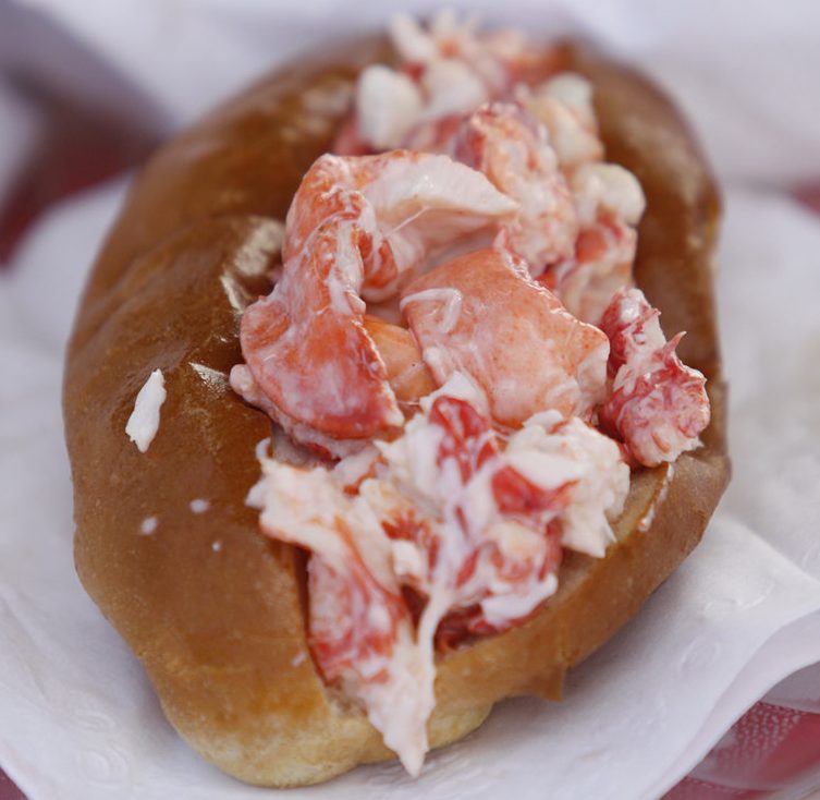 Lobster rolls sold at the festival raised money for the Holbrook Community Foundation, which is working to preserve the working waterfront in Cundys Harbor.