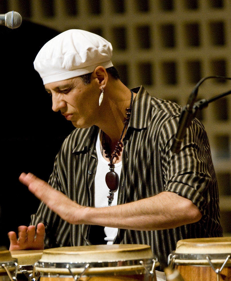 Shamou, a Portland-based percussionist, is one of the dance festival musicians who will jam at the Musicians Concert.