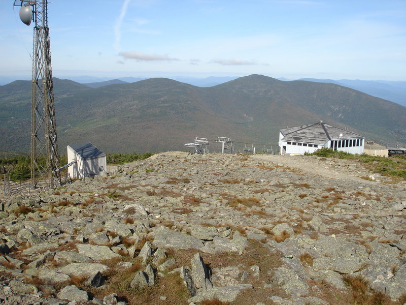 The summit of Sugarloaf Mountain in Carrabassett Valley. The climb takes you up 4,250 feet in just a few miles.