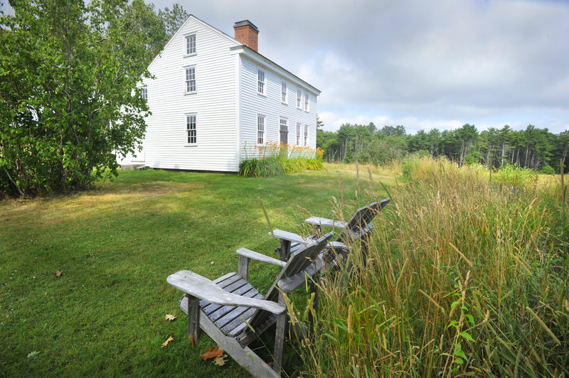 This 1810 saltbox is the centerpiece of Pettengill Farm in Freeport. A dig led by local archaeologist Peter Morrison started Monday about a quarter-mile from the homestead.