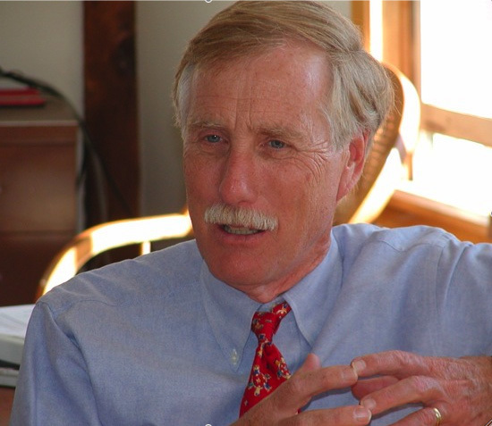 Former Gov. Angus King, author of “Governor’s Travels: How I Left Politics, Learned to Back Up a Bus, and Found America,” will give a presentation at the Portland Public Library Friday.