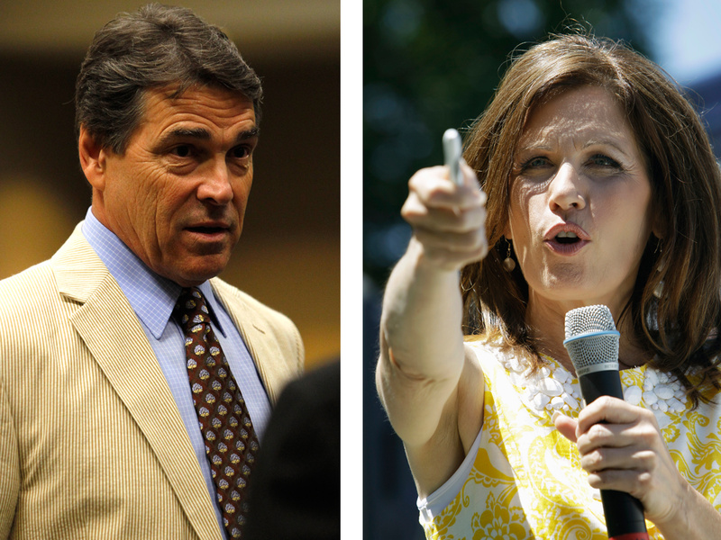 Texas Gov. Rick Perry and Rep. Michele Bachmann, R-Minn., will vie with ex-Pennsylvania Sen. Rick Santorum and ex-Minnesota Gov. Tim Pawlenty for the faith-driven vote.