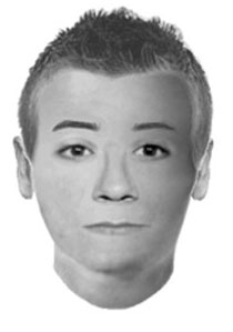 This composite sketch provided by the Virginia Tech Police Department shows a likeness of the person described by three children who reported seeing a man holding what looked like a gun.