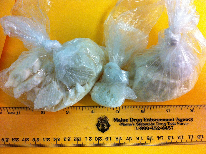Police seized seven ounces of crack cocaine with an estimated street value of $20.000.