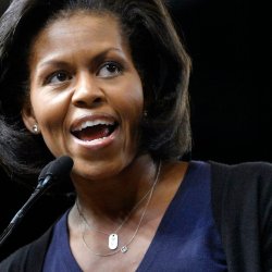 Michelle Obama campaigns