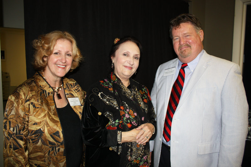 Maine State Ballet artistic director and co-founder Linda MacArthur Miele, associate director Gail Csoboth, who is responsible for the company's costumes and sets, and board President Langston Snodgrass.