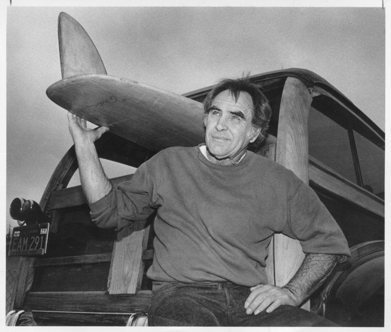 Gordie Duane is shown in a 1988 photo. The California surfing pioneer and surfboard craftsman died of natural causes on July 27 in Huntington Beach at age 80.