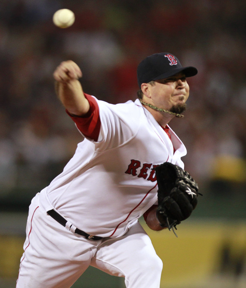 Josh Beckett is looking less like the up-and-down pitcher he was in 2010 and more like the World Series winner he was in 2007.